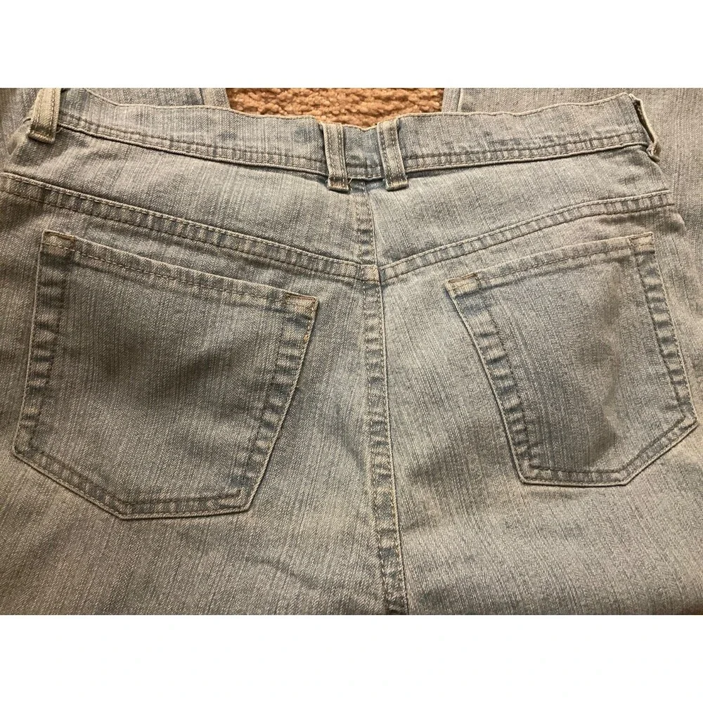 Gloria Vanderbilt Jeans Women's Amanda  Size 12P Blue Cotton Blend Straight Leg - Picture 7 of 7